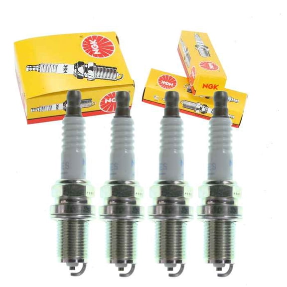 4 pc NGK Standard Spark Plugs compatible with Volvo S40 1.9L L4 2000-2004