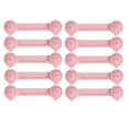 thumbnail image 2 of Clearance Items! Child Safety Drawer Lock Pink, Hilingoto Adjustable Cabinet Lock | No Drilling | 10 Pack Child Cupboard Door Strap Locks for Cabinet Drawer Door Closet(10X Child Safety Locks), 2 of 5