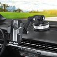 thumbnail image 2 of Soporte Universal para Teléfono de Coche para Salpicadero y Parabrisas Soporte de Escritorio para iPhone, Samsung, Moto, Huawei, Nokia, LG, Smartphones Negro Gris, 2 of 5