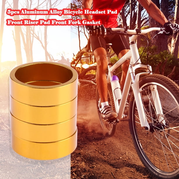 Arandela De Horquilla Juego de arandelas de horquilla de piñón fijo para bicicleta de montaña, espaciadores de auriculares para horquilla de bicicleta de montaña