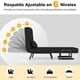 thumbnail image 5 of Sofá cama Convertible Costway Plegable negro, 5 of 9