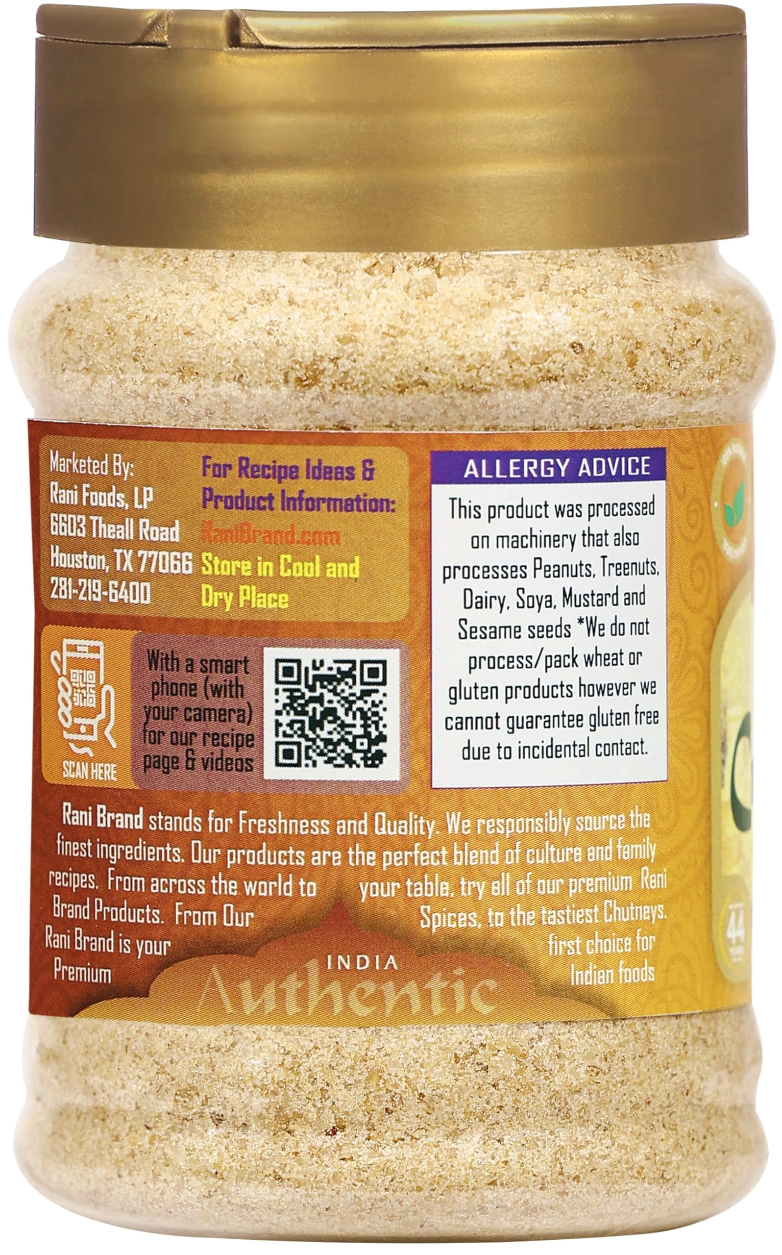 Rani Asafetida (Hing) Ground 3.75oz (106g) PET Jar, Pack of 12 ~ All Natural | Salt Free | Vegan | Non-GMO | Kosher | Asafoetida Indian Spice | Best for Onion Garlic Substitute