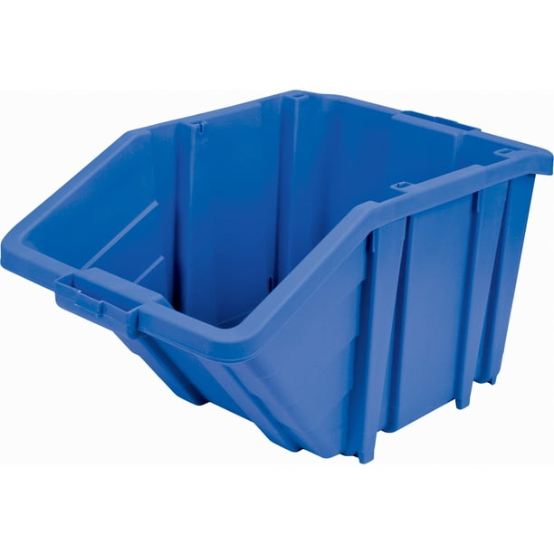 Kleton Jumbo Plastic Container, 13.5 W x 22.6 D x 12 H, Blue