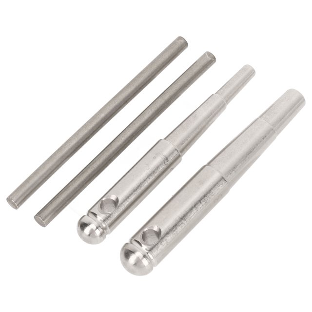 Clé à Robinet Trompette en Laiton 2PCS avec Poignée Kit d'Outils de Clé d'Entretien en Métal pour la Réparation d'Instruments à Vent Trombone Corne Française