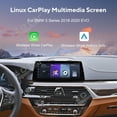 thumbnail image 4 of Aotsr Ultra-Thin 10.25 inch Wireless CarPlay+Android Auto Retain Original Car Function Car Radio Stereo Multimedia Receiver for BMW 5 Series 2018-2020 Compatible with Original Car EVO System, 4 of 15