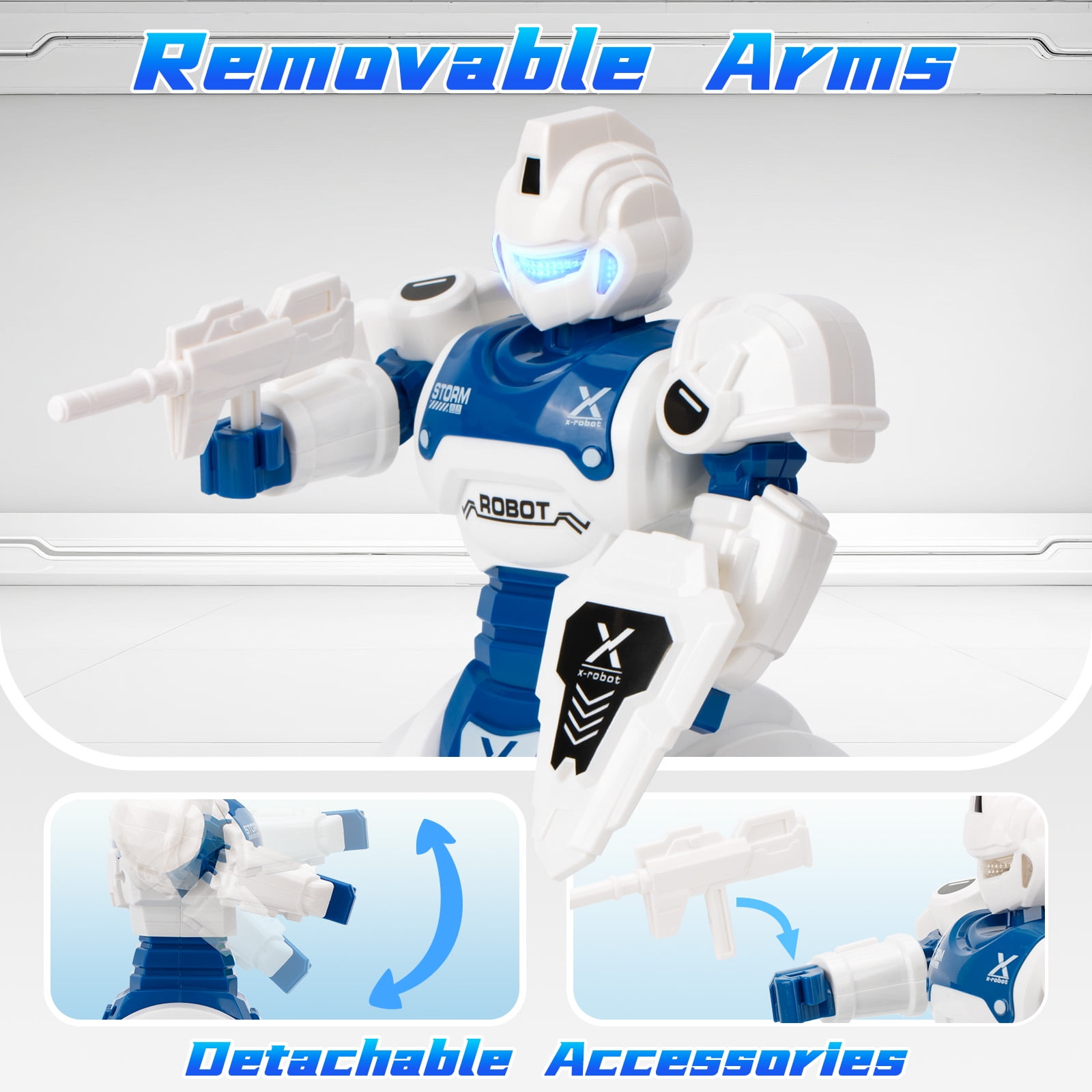 Dammyty Interactive RC Robot Toy, Singing, Dancing, Programmable