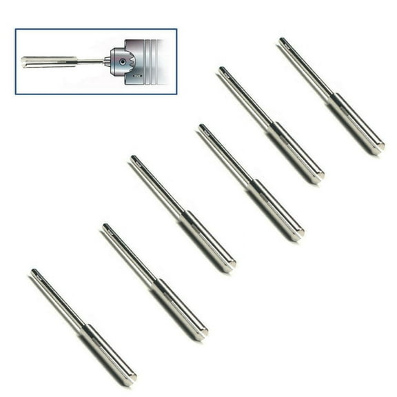 Mini Split Reinforced Mandrel Straight 3/32” Shank Jewelry Flexshaft Rotary 6 Pc