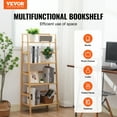 thumbnail image 2 of VEVOR 4-Tier Bamboo Ladder Shelf, Trapezoid Open Bookcase, Display Storage Rack Organizer, Freestanding Flower Plant Stand, Ladder Bookshelf Ideal for Bathroom, Bedroom, Office, Study, Natural, 2 of 9