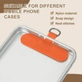 thumbnail image 3 of 12pcs Phone Tether Tab, Universal Phone Lanyard Patch T Shape Cell Phones Strap Replacement Part for Most Smartphone Cases, Orange, 3 of 6