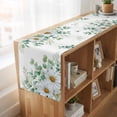 thumbnail image 6 of Table Runners 90 Inches Long Dress Scarves, Eucalyptus Leaves Farmhouse Coffee/Dining/Kitchen Table Runner for Living Room, Daisy Spring Floral Botanical Watercolor 13x90 Inch, 6 of 9