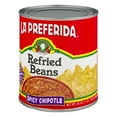 La Preferida Refried Beans Spicy Chipotle, 30 Oz