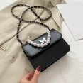 thumbnail image 1 of Bolsa Moda PU Crossbody Mujeres Pearl Butterfly Shoulder Satchel (Negro) Ehuebsd Para Estrenar, 1 of 9