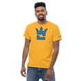 thumbnail image 5 of CROWN DOUBLE BLUE Men's classic tee (Gold, 2XL), 5 of 6