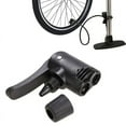 Bike Bicycle Tyre Tube Replacement Track Pump Dual Head Valve Adaptor