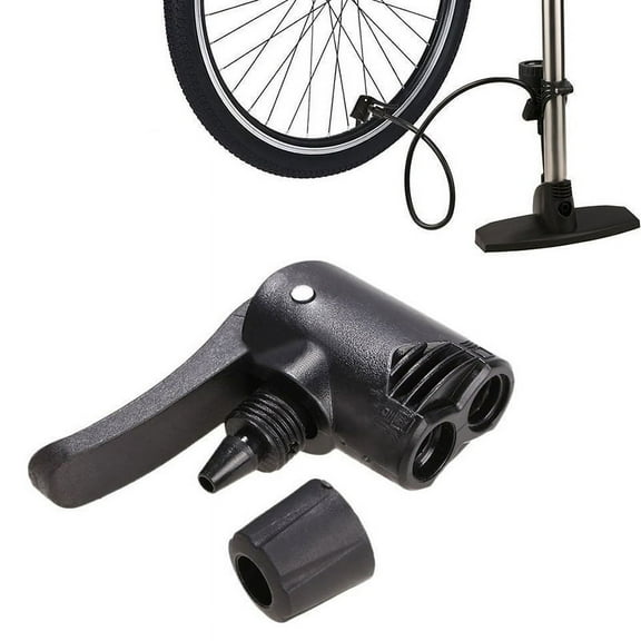 FurNest Bike Bicycle Tyre Tube Replacement Track Pump Dual Head Foot Hosef Ad