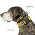 thumbnail image 2 of The Coca-Cola Company Pet Collar, Dog Collar Plastic Buckle, Fanta Logo Pineapple Yellow Blue White, 15 to 24 Inches 1.0 Inch Wide, 2 of 8