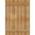 thumbnail image 5 of 32 1/4"W X 46"H Timbercraft Six 5 3/8" Boards Joined Board-N-Batten Shutters, Rough Sawn Western Red Cedar (Per Pair), 5 of 13
