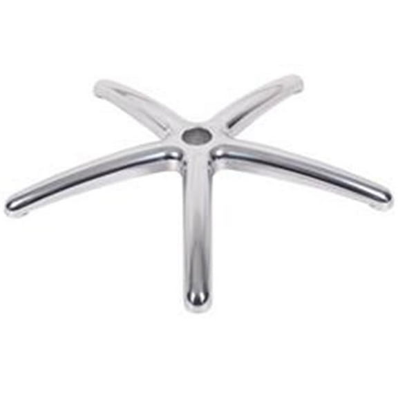 Executive Leather Chair, Chrome - Base Only