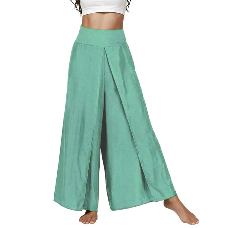 Womens Slick Cut Pants Yoga Pants plus Size Casual Pants Set for Women  Women's Casual Pants And Tops