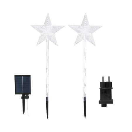 

Solar Decorations Outdoor LED Solar Powered Candle Xmas Roadway Lights 8 Mode