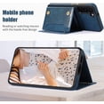thumbnail image 5 of for Samsung Galaxy S23 Plus (Not S23) Crossbody Wallet Case for Women, Bling Glitter PU Leather Phone Case with RFID Blocking Card Holder Cover for Samsung Galaxy S23+ Plus SZ Blue, 5 of 18