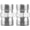 M16-M16, variant on 2 count M14 to M14 Carbon Stee Fittings Adapters Fit for Mini Excavators, Connect Various Pipes Such as Air Pipe