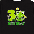 thumbnail image 4 of Inktastic 3rd Birthday Princess Frog Girls Long Sleeve Toddler T-Shirt, 4 of 5