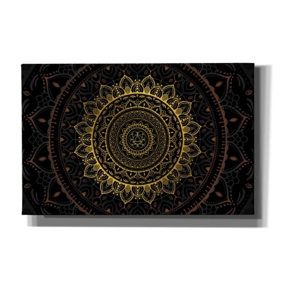 Epic Graffiti 'Zen Mandala 2' by Cameron Gray, Canvas Wall Art, 40"x26"