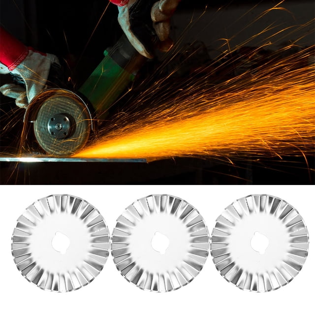 Herramienta de corte de tela, 5 piezas, cortador rotatorio de cuero ondulado de 45 mm, cuchilla de corte rotatorio, salida de alta intensidad
