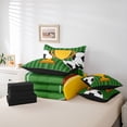 thumbnail image 6 of Erosebridal Cartoon Soccer Trophy 7 Pieces Bedding Comforter Set,Football Sport Games Full Bedding Set For Kids,Reversible Black, 6 of 7