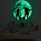 thumbnail image 4 of Txlixc poste de pared de luz nocturna de Halloween, decoración de luz nocturna de murciélago de bruja de luna 3D Txlixc  moda, 4 of 5