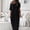 *Black, variant on U Women's Off Shoulder Short Sleeve Maxi Dress,Casual Loose Fit Long Dress with Pockets White,Women's Plus XL