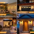 thumbnail image 6 of WIHTU Outdoor Porch Lights Fixtures Wall Mount, Dusk to Dawn Outdoor Lighting Fixtures for House, Sensor Exterior Wall Lights, Waterproof Sconce Outside Lamp, Anti Rust Wall Lantern for Garage, 6 of 10
