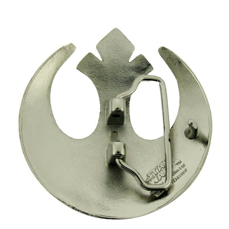 silver buckle rock rebel belt buckle