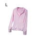 thumbnail image 4 of Qarigey Abrigo Ropa de protección solar Sudadera con capucha Protector solar Chaqueta elástica para exteriores Ropa deportiva Prendas para la parte del cuerpo Rosa L, 4 of 6