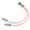 Pink, variant on Data Transfer Cord USB A to Type C Micro USB Fast Charging Cord for Cellphone