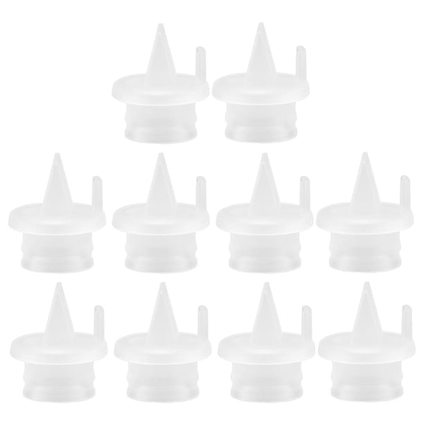 EeaseMX 20 piezas de extractores de leche manuales y eléctricos, accesorios y válvulas de pico de pato de silicona