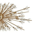 thumbnail image 6 of Atlas Lighting and Home 29-Light Starburst Satin Brass Ceiling Chandelier - 48", 6 of 6