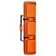 thumbnail image 3 of Bolsa de almacenamiento de esquís, resistente al polvo, con ruedas, espaciosa y con múltiples compartimentos Naranja, 3 of 8