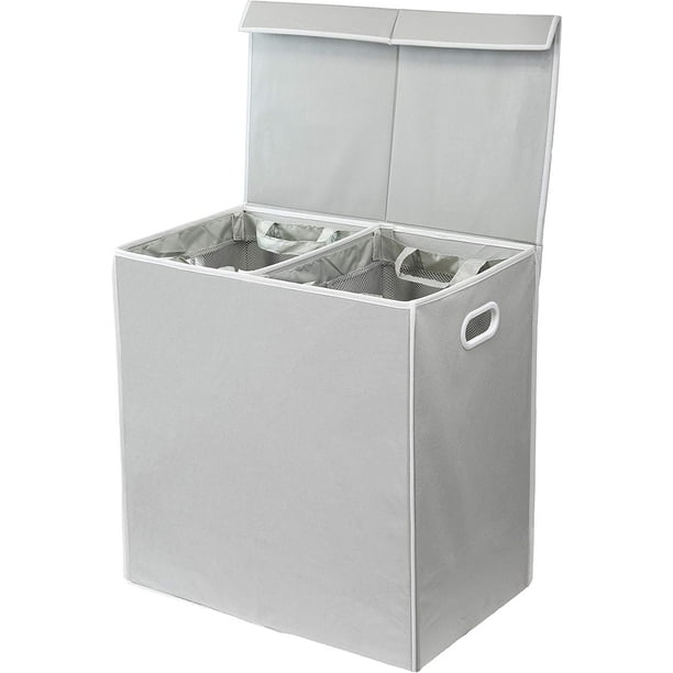 laundry hamper with lid and removable bag