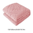 thumbnail image 3 of Linnome 59x79 Inch Fluffy Fleece Throw Blanket for Air Conditioner Bed Cover Sofa Warm Soft Lightweight Home Comfort, 3 of 6