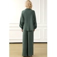 thumbnail image 2 of Collared Neck Top and Drawstring Pants Set, 2 of 4