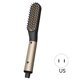 thumbnail image 1 of Worallymy Barba Cepillo Mini Cerámica Calentamiento rápido Plancha de pelo Anti-escaldado Hombres Herramienta de peinado eléctrica, Dorado, Enchufe de EE. UU. Worallymy JD735800158, 1 of 7