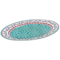 thumbnail image 2 of Gibson Home VIllage Vines 14" Fine Ceramic Oval Platter in Multi, 2 of 5