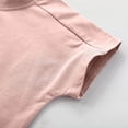 thumbnail image 5 of Odeerbi 1-10 Years Kids Boys Girls Summer Outfits Solid Color Cotton Short Sleeve T-Shirt Shorts Two-piece Set Cute Soft Loungewear Kids Boys Girls Clothes, 5 of 6