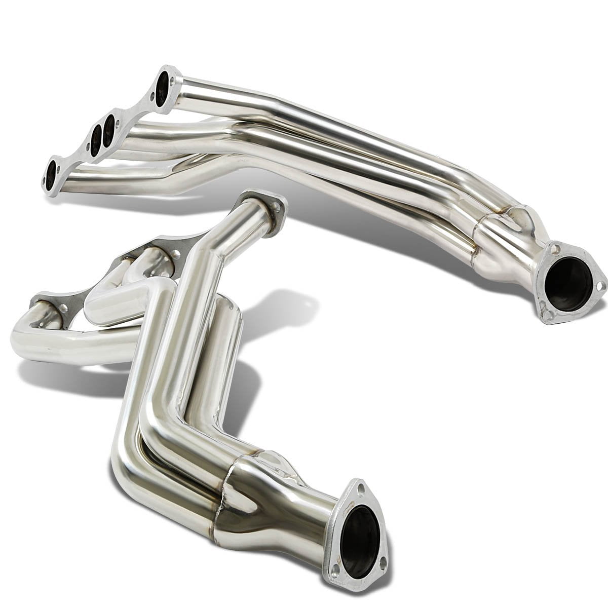 STAINLESS FAT FENDER WELL HEADER FOR 35-48 CHEVY SMALL BLOCK V8 EXHAUST//MANIFOLD