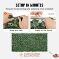 thumbnail image 6 of KFFKFF 59"x118" Artificial Faux Ivy Leaf Fence Screen with Mesh Cloth Backing, 6 of 9