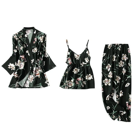 

Mackneog Sleep Dress for Women Satin Silk Pajamas Women Nightdress Lingerie Robes Underwear Sleepwear Sexy Polyester Night Dress for Women Sleepwear