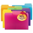thumbnail image 4 of "Top Tab Poly Colored File Folders, 1/3-Cut Tabs, Letter Size, Assorted, 18/pack | Bundle of 5 Packs", 4 of 6
