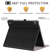 RTB-ZtotopCases for iPad Air 13 inch 2024 (M2)/ iPad Pro 12.9 Inch Case 3rd Gen 2018, Premium Leather Folio Cover with Auto Sleep/Wake, Supports iPad Pencil Charging, Black